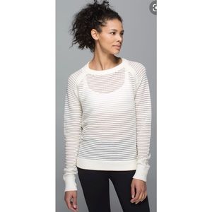 Lululemon Athletica Women's Crew White Sweater